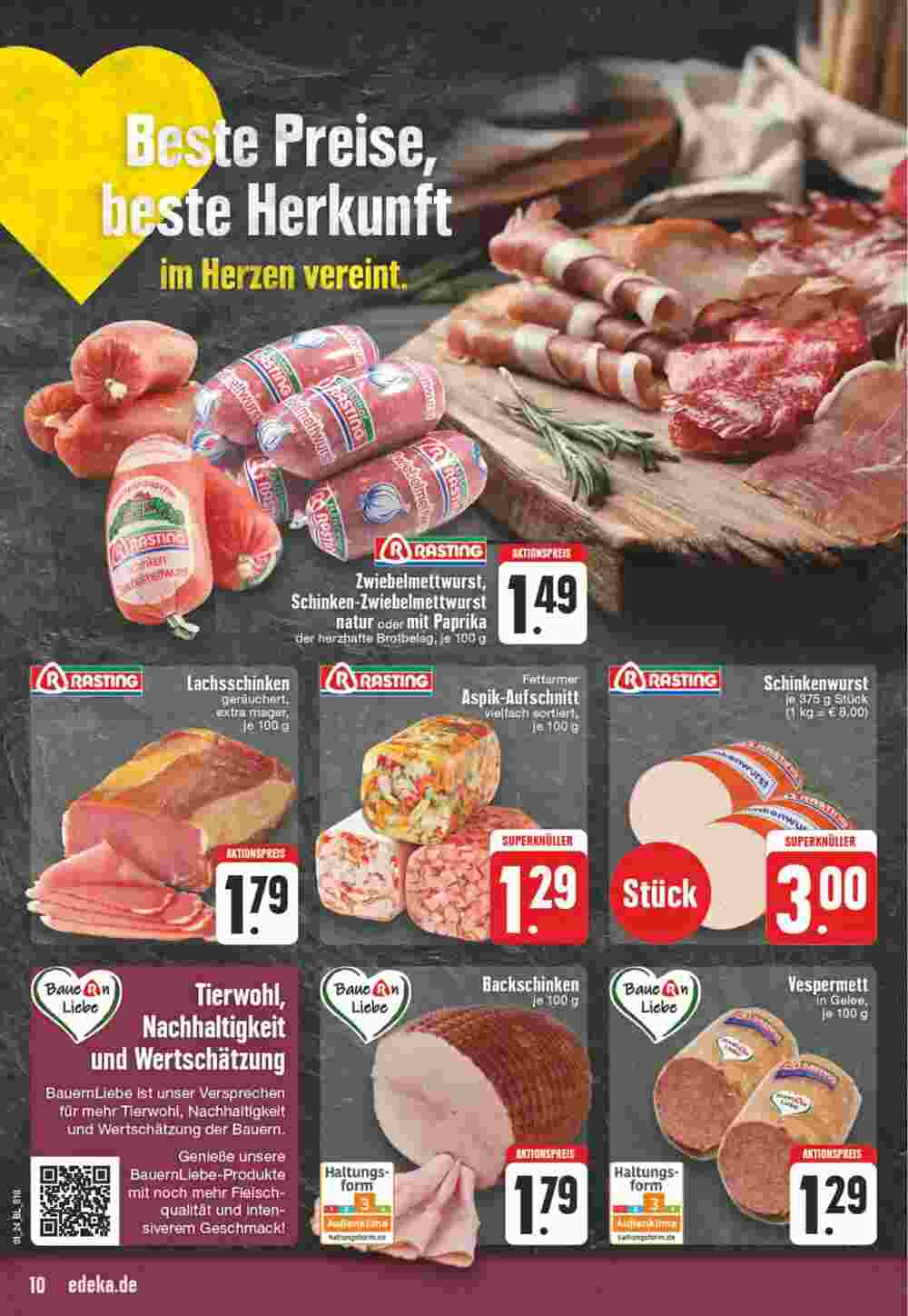 EDEKA Jung Prospekt (ab 01.01.2024) zum Blättern - Seite 10