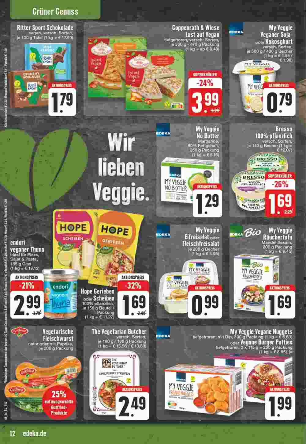 EDEKA Jung Prospekt (ab 01.01.2024) zum Blättern - Seite 12