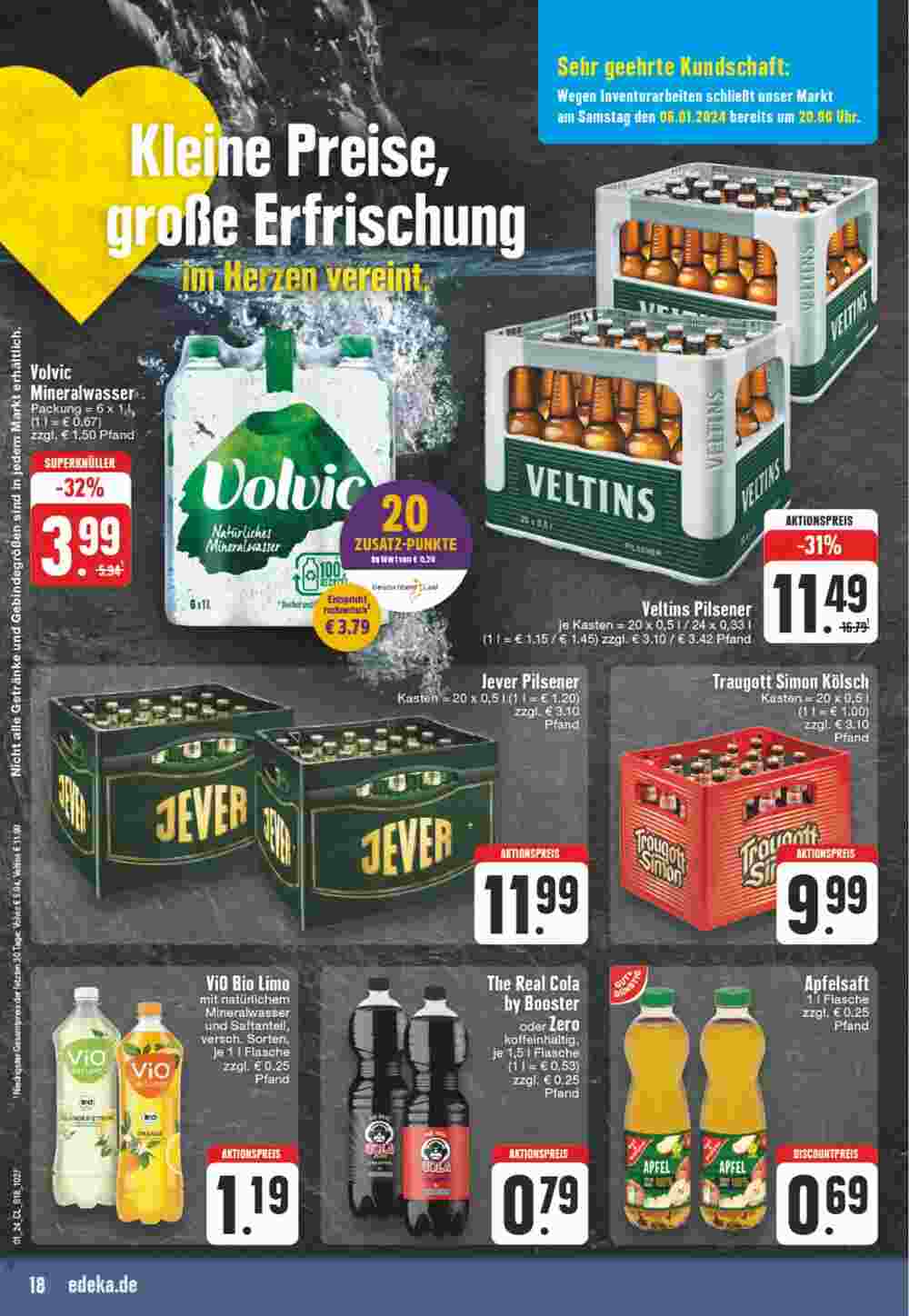 EDEKA Jung Prospekt (ab 01.01.2024) zum Blättern - Seite 18