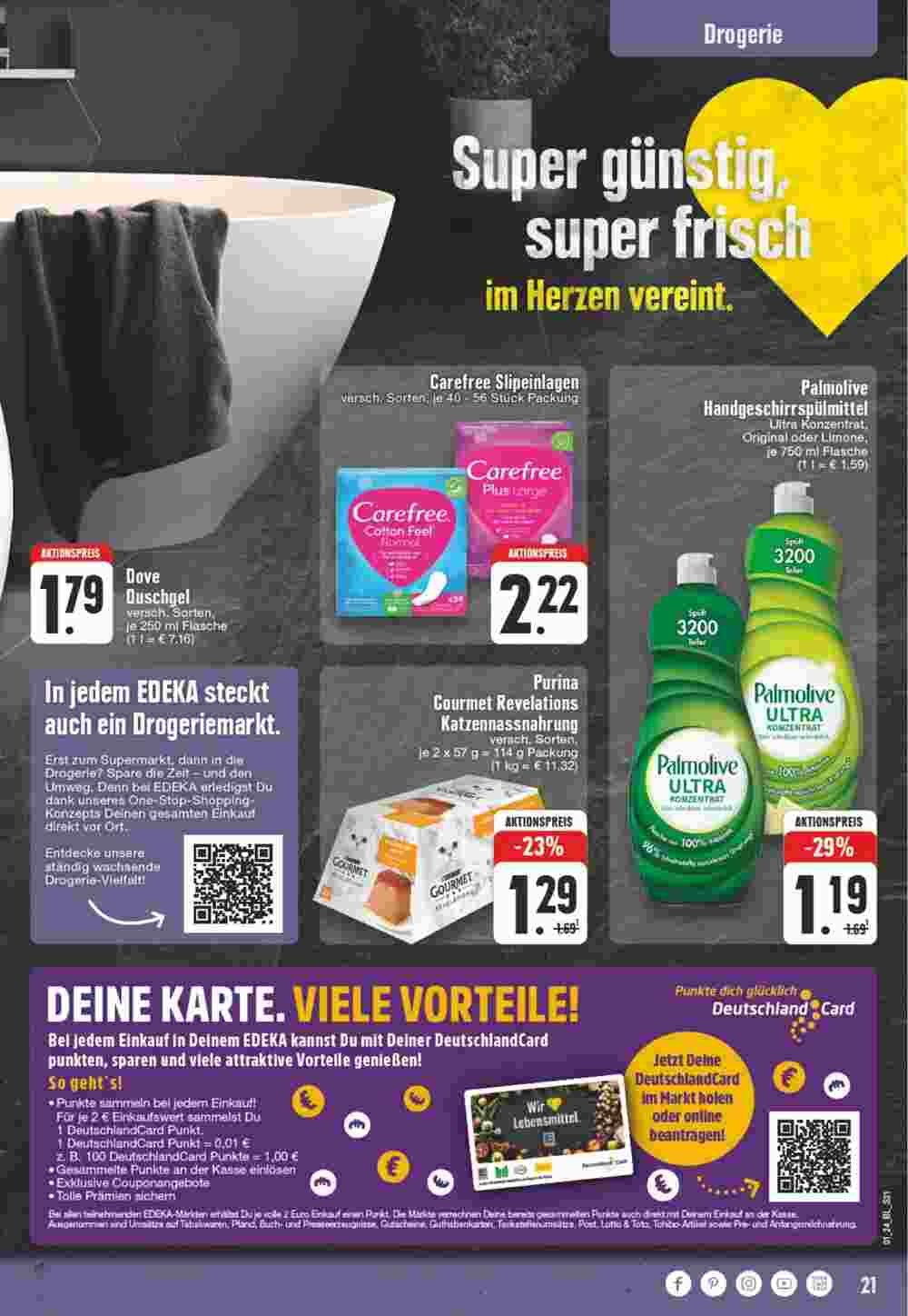 EDEKA Jung Prospekt (ab 01.01.2024) zum Blättern - Seite 21