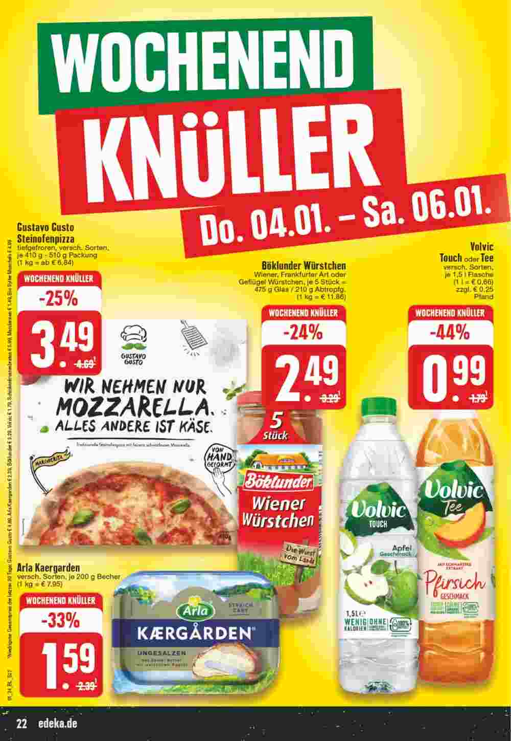 EDEKA Jung Prospekt (ab 01.01.2024) zum Blättern - Seite 22