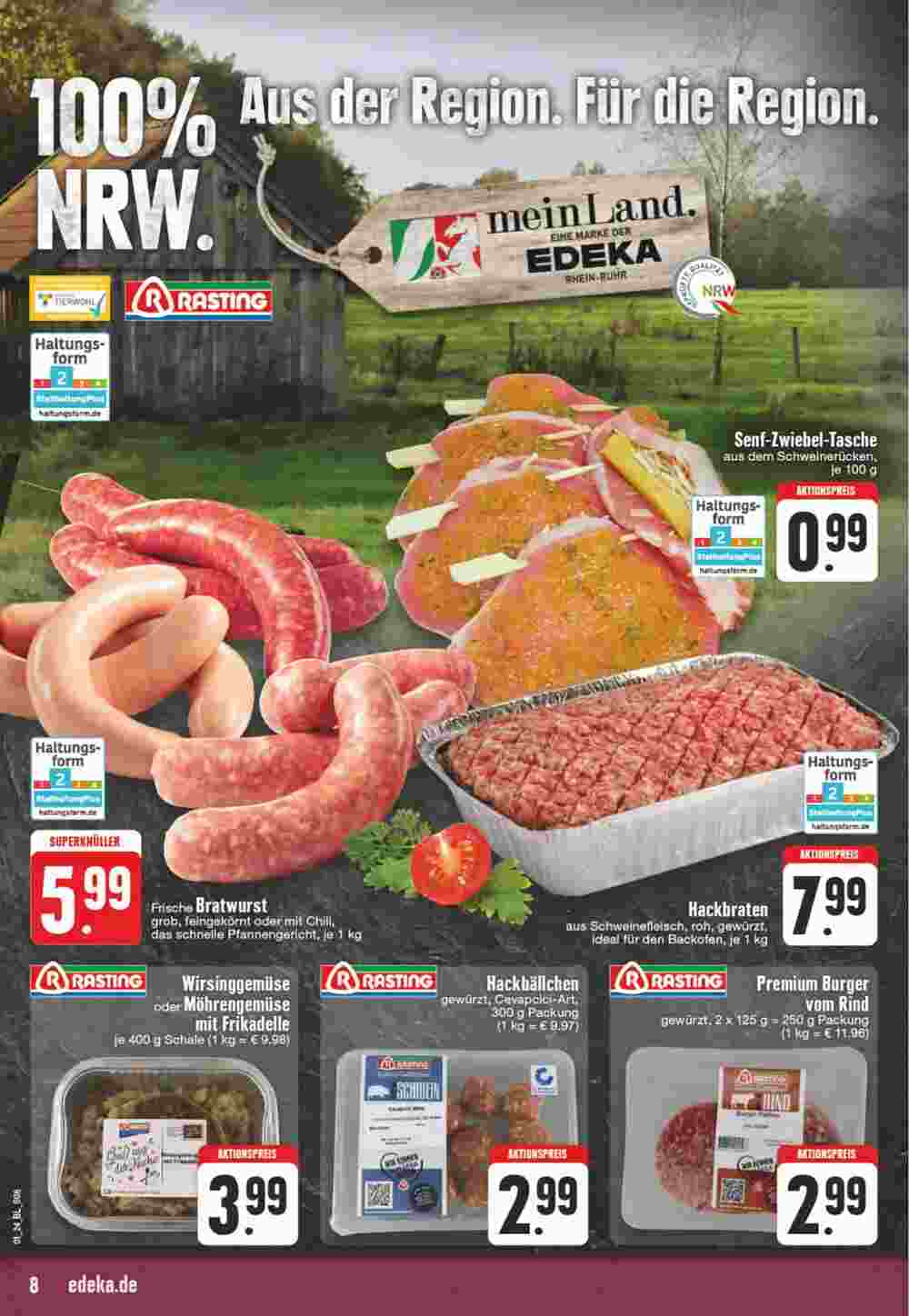 EDEKA Jung Prospekt (ab 01.01.2024) zum Blättern - Seite 8