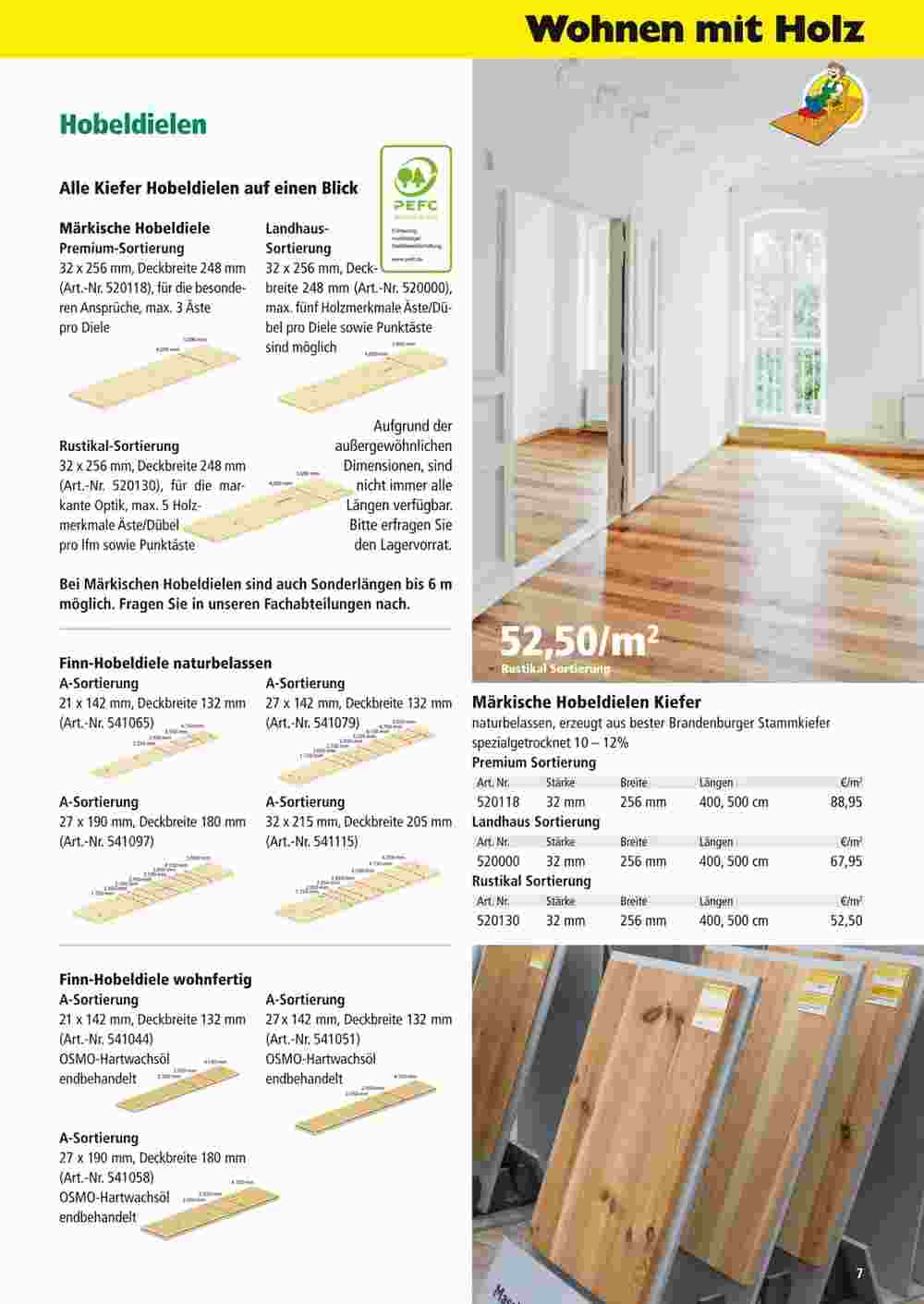 Holz Possling Prospekt (ab 01.01.2024) zum Blättern - Seite 7