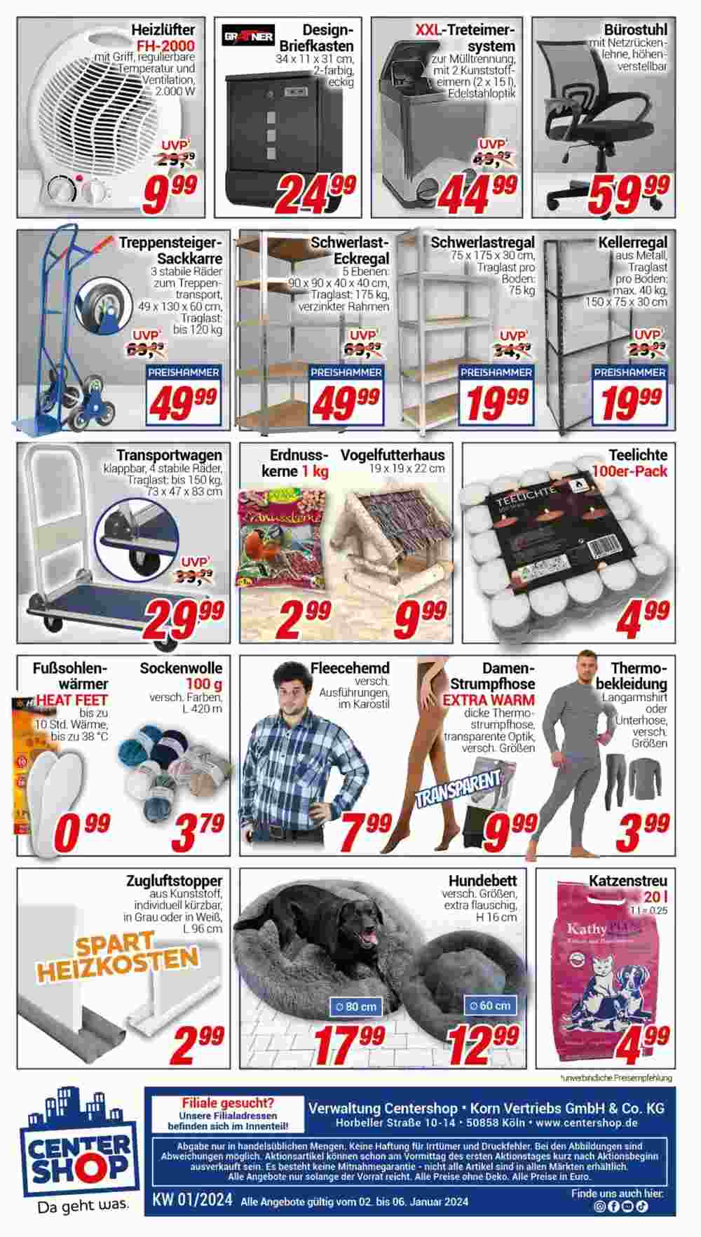 CENTERSHOP Prospekt (ab 02.01.2024) zum Blättern - Seite 8