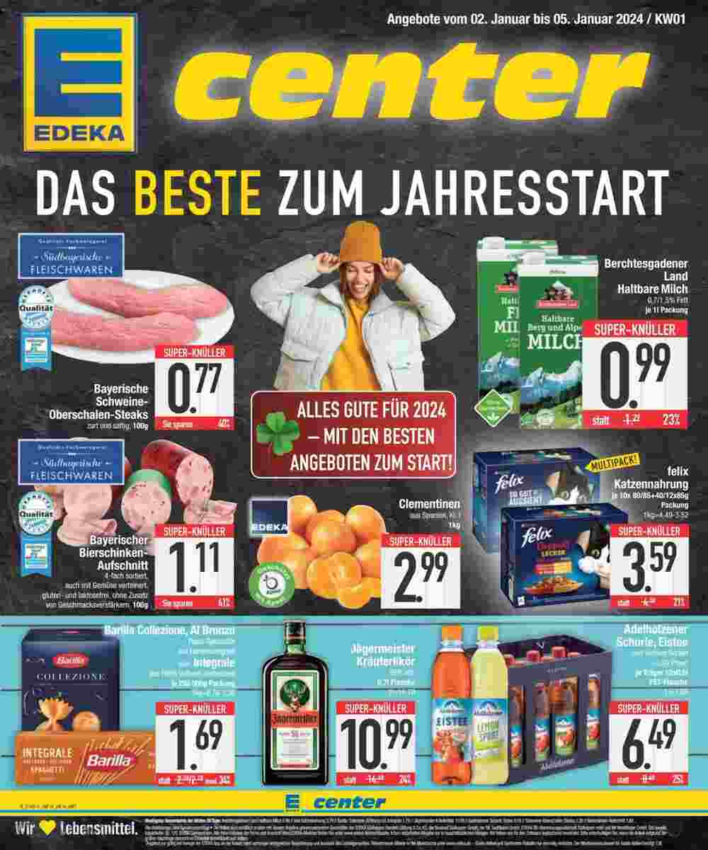 E-Center Prospekt (ab 02.01.2024) zum Blättern - Seite 1