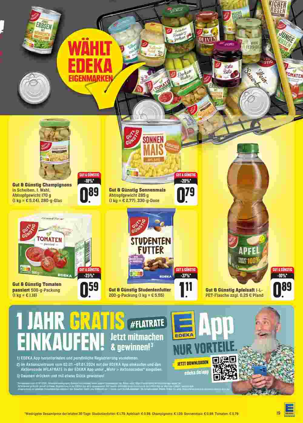 Edeka Neukauf Prospekt (ab 02.01.2024) zum Blättern - Seite 21