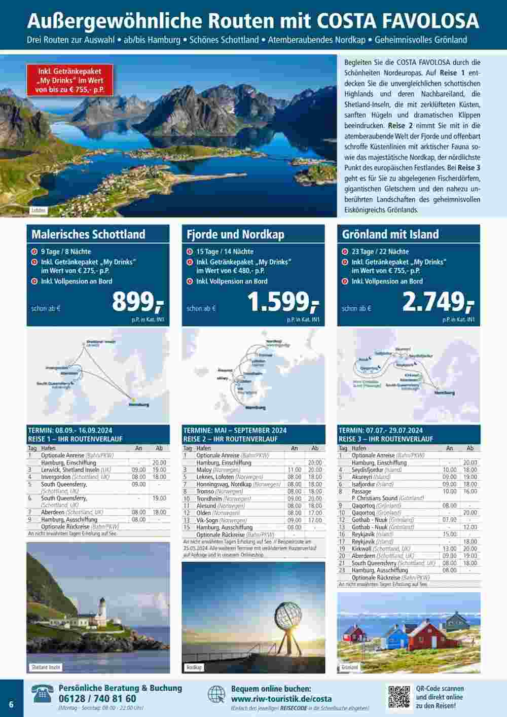 RIW Touristik Prospekt (ab 02.01.2024) zum Blättern - Seite 6