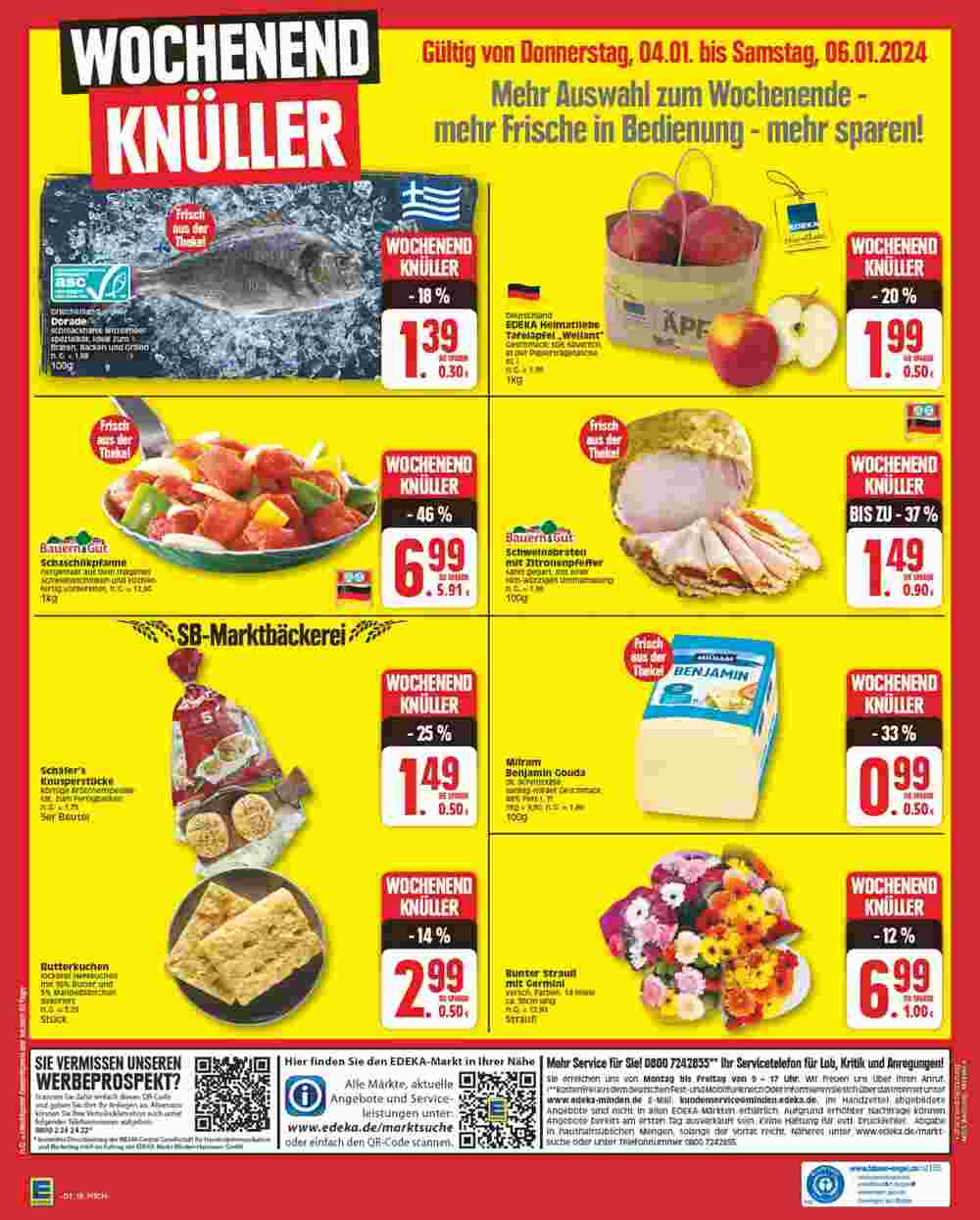 EDEKA Kuhlmann Prospekt (ab 02.01.2024) zum Blättern - Seite 16