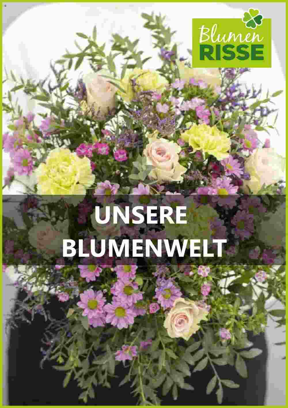 Blumen Risse Prospekt (ab 03.01.2024) zum Blättern - Seite 1