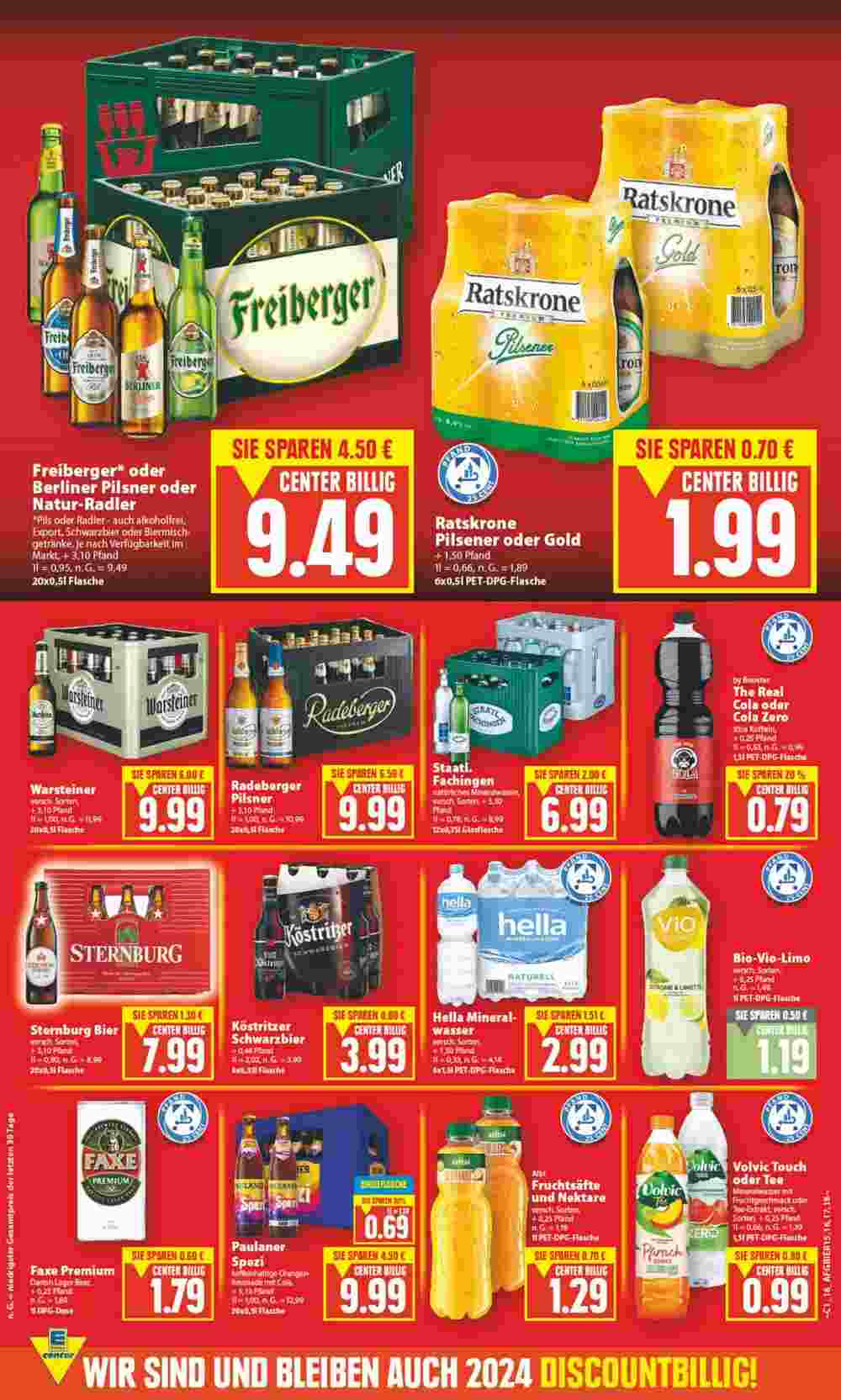 Edeka Center Prospekt (ab 05.01.2024) zum Blättern - Seite 16