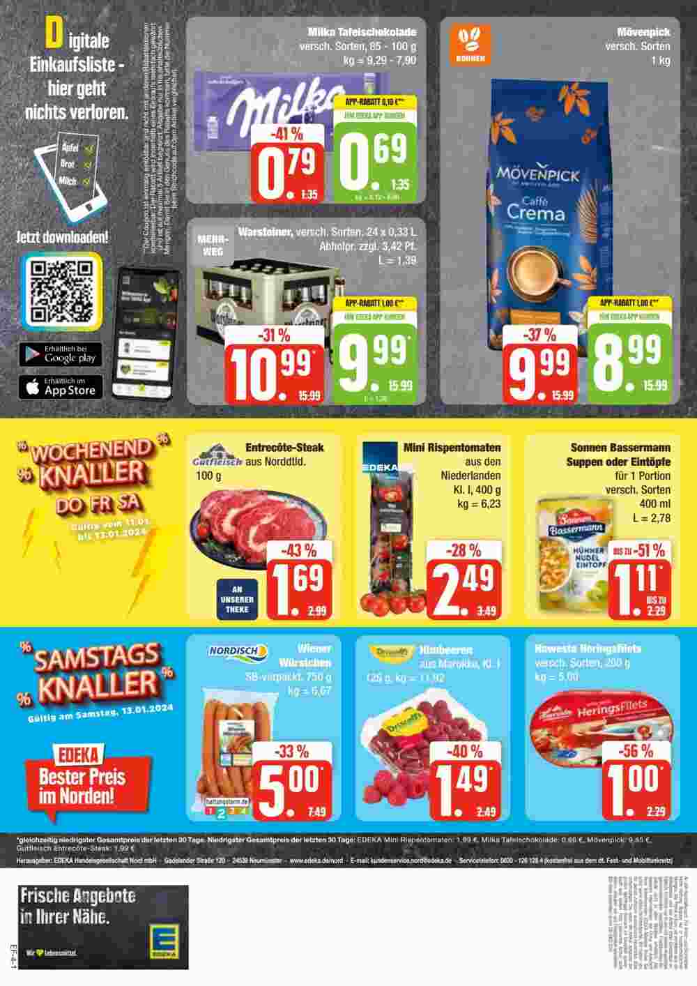 Edeka Frischemarkt Prospekt (ab 07.01.2024) zum Blättern - Seite 4