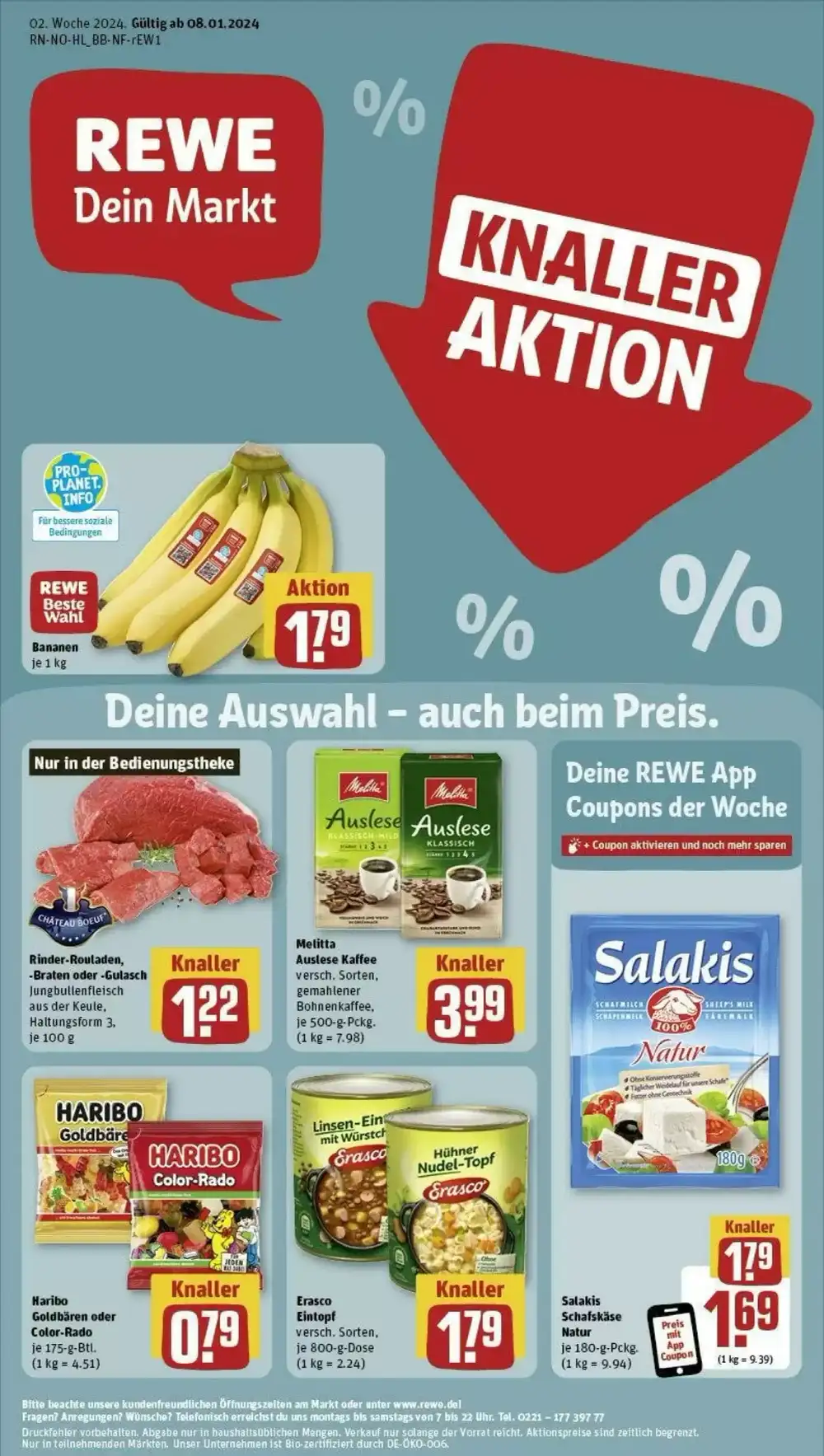 REWE Prospekt (ab 07.01.2024) zum Blättern Prospekt der Woche