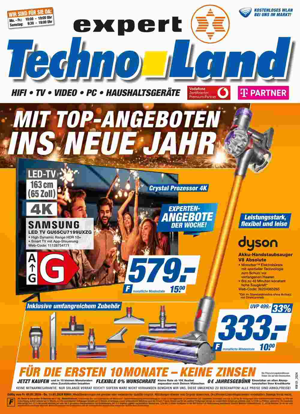 expert Techno Land Prospekt (ab 08.01.2024) zum Blättern - Seite 1