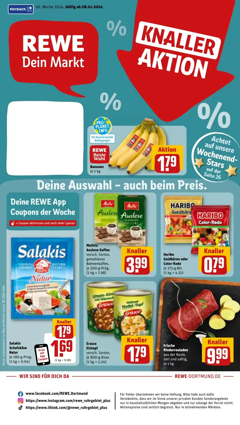 REWE Prospekt (ab 08.01.2024) Zum Blättern | Prospekt Der Woche