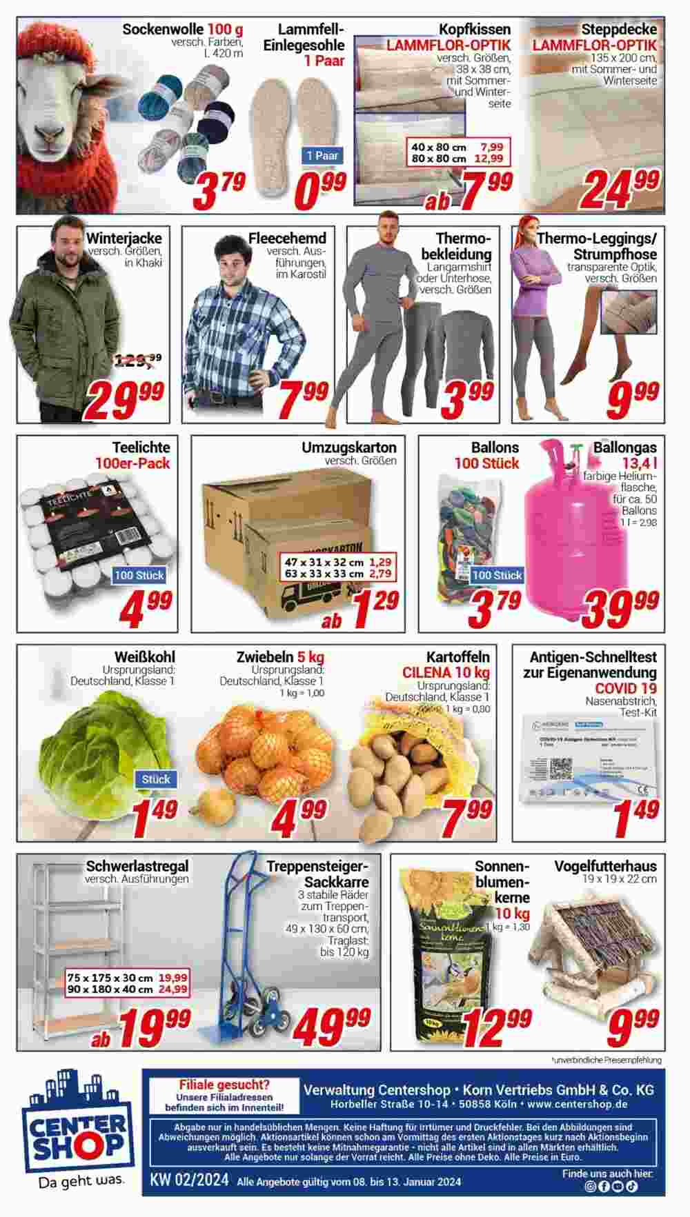 CENTERSHOP Prospekt (ab 08.01.2024) zum Blättern - Seite 8