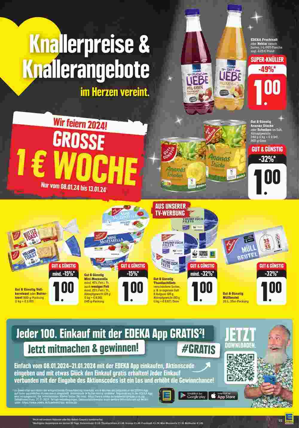 Edeka Neukauf Prospekt (ab 08.01.2024) zum Blättern - Seite 2