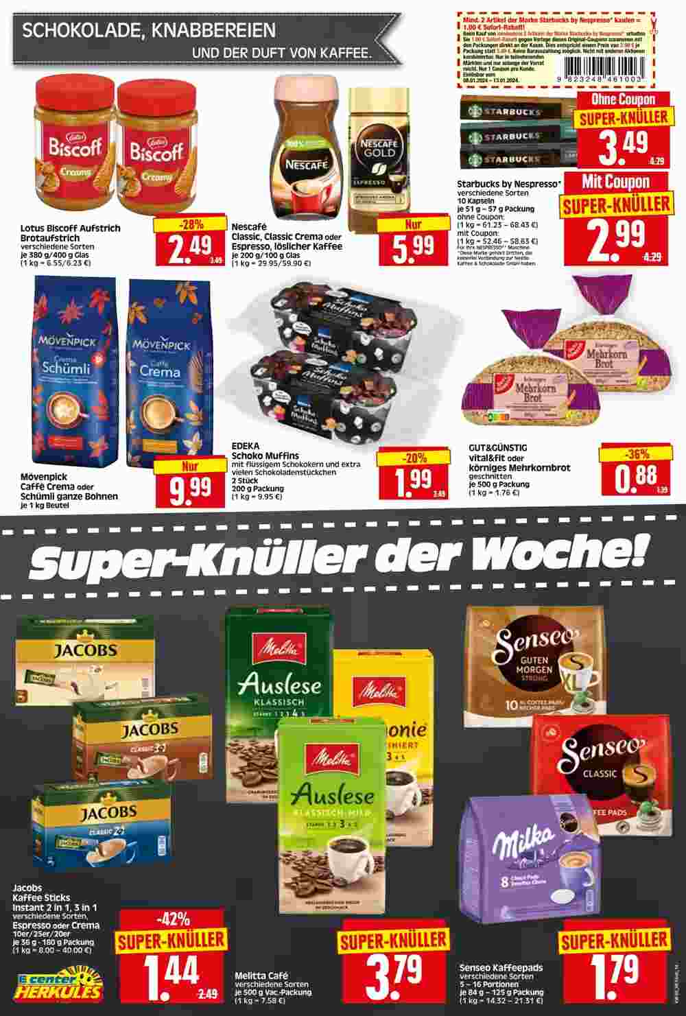 Edeka Herkules Prospekt (ab 08.01.2024) zum Blättern - Seite 14