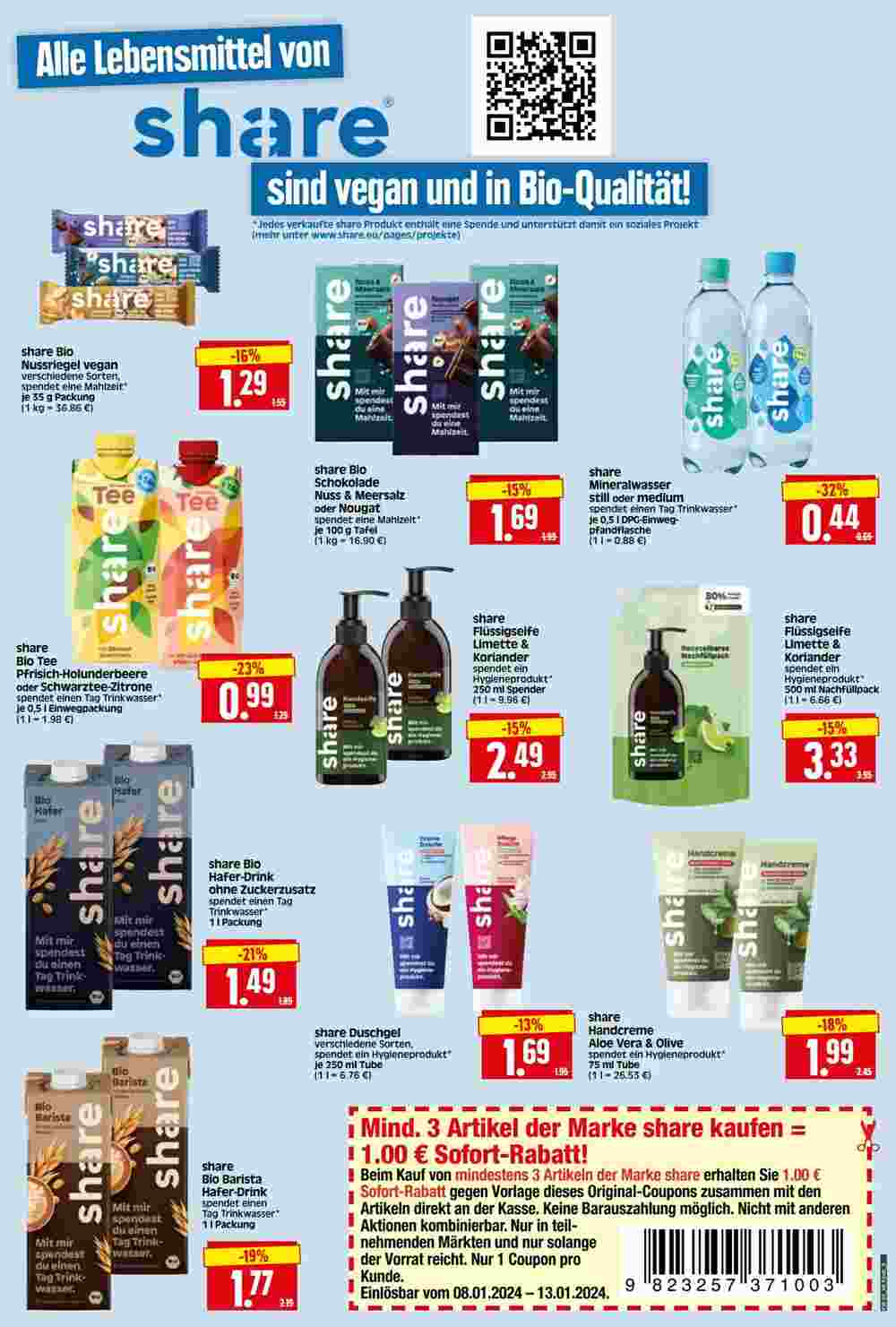 Edeka Herkules Prospekt (ab 08.01.2024) zum Blättern - Seite 9