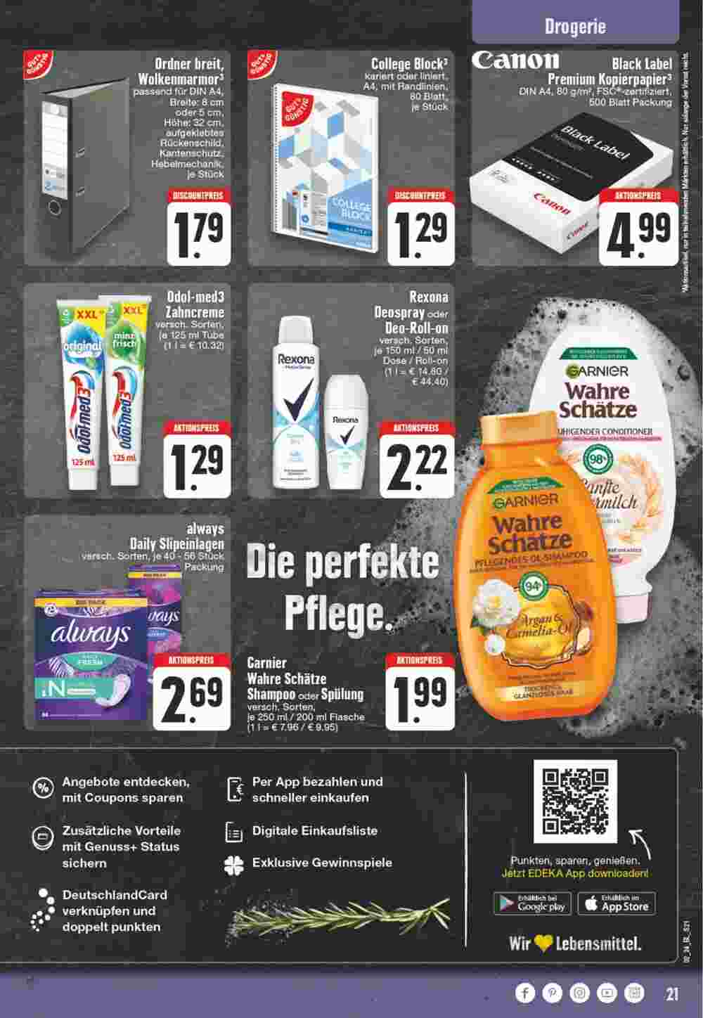 EDEKA Hövener Prospekt (ab 08.01.2024) zum Blättern - Seite 21