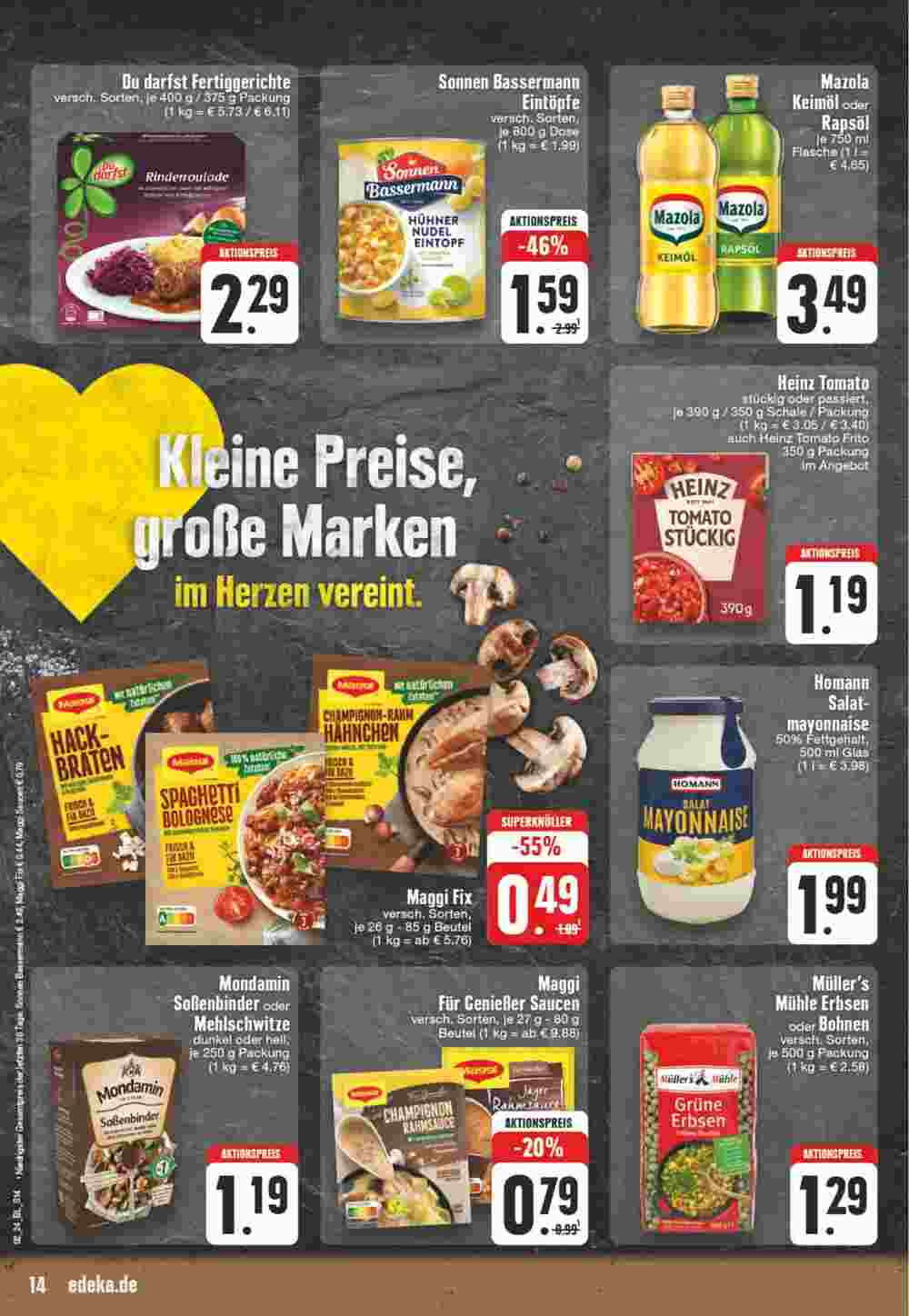 Edeka Honsel Prospekt (ab 08.01.2024) zum Blättern - Seite 14