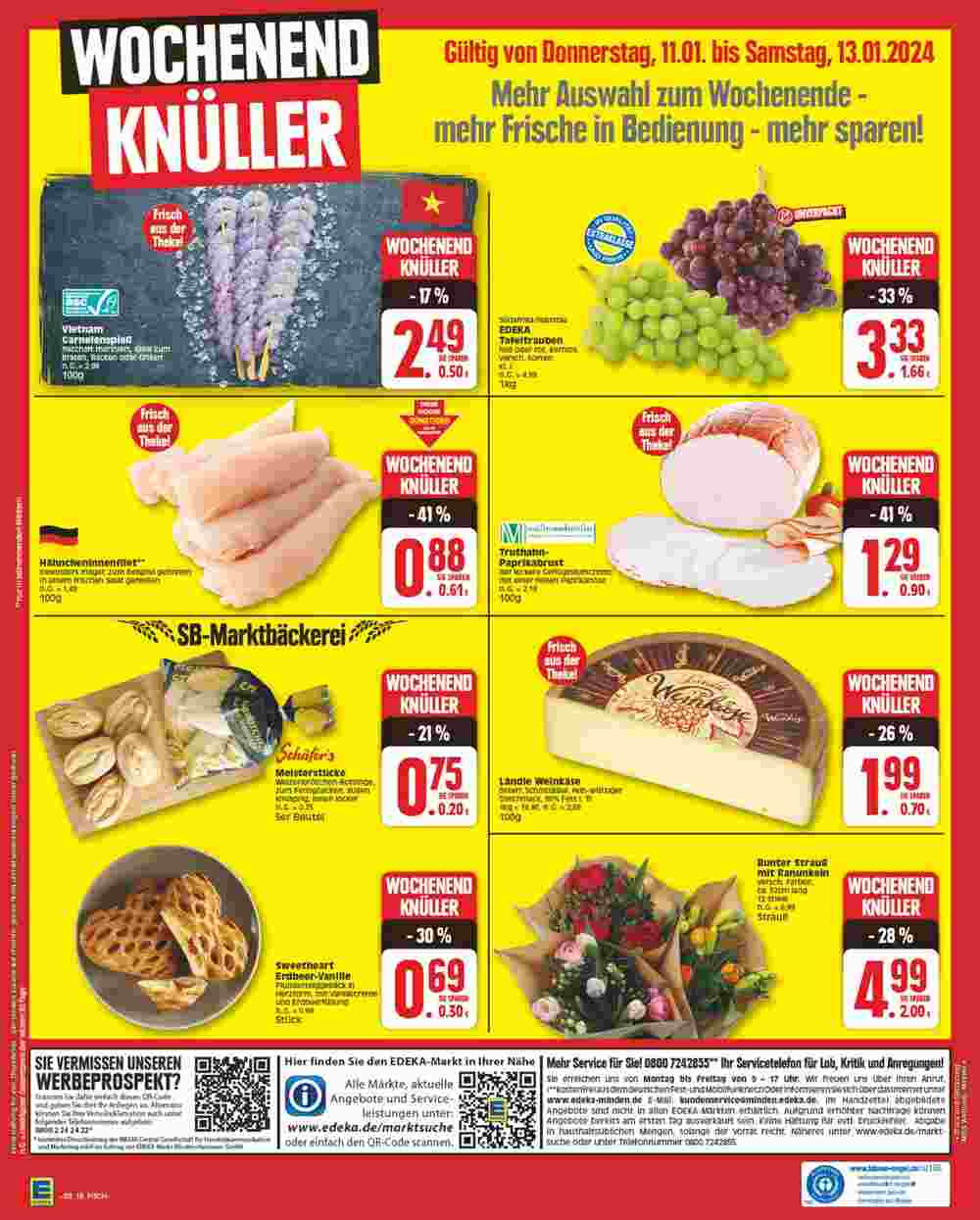 EDEKA Kuhlmann Prospekt (ab 08.01.2024) zum Blättern - Seite 16