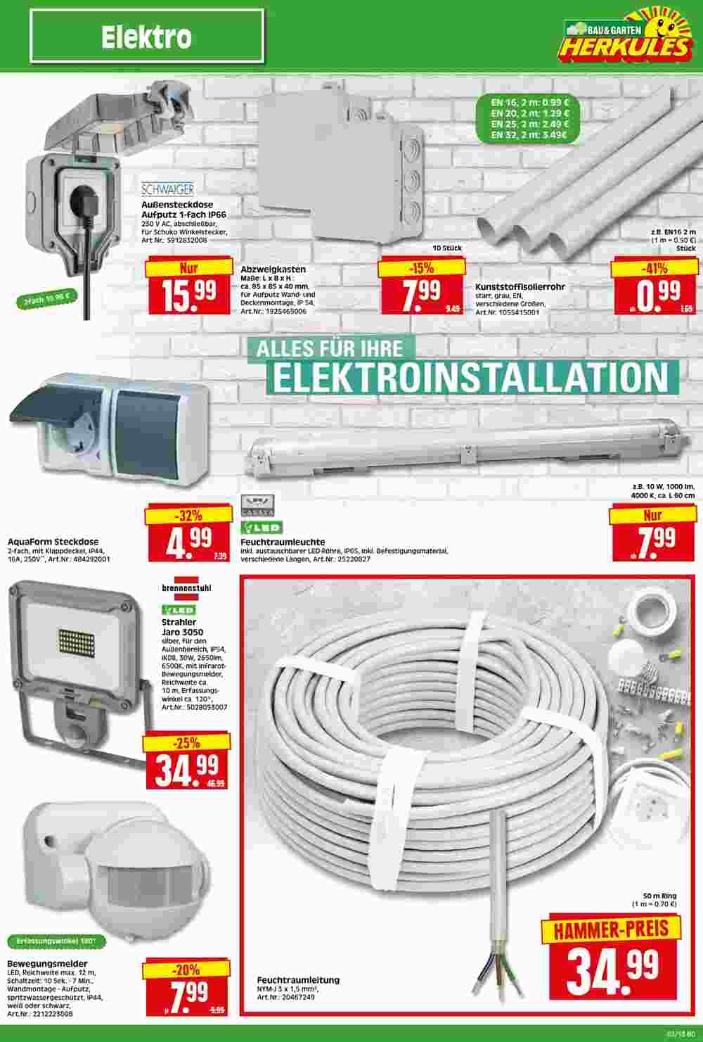 Herkules Baumarkt Prospekt (ab 08.01.2024) zum Blättern - Seite 13