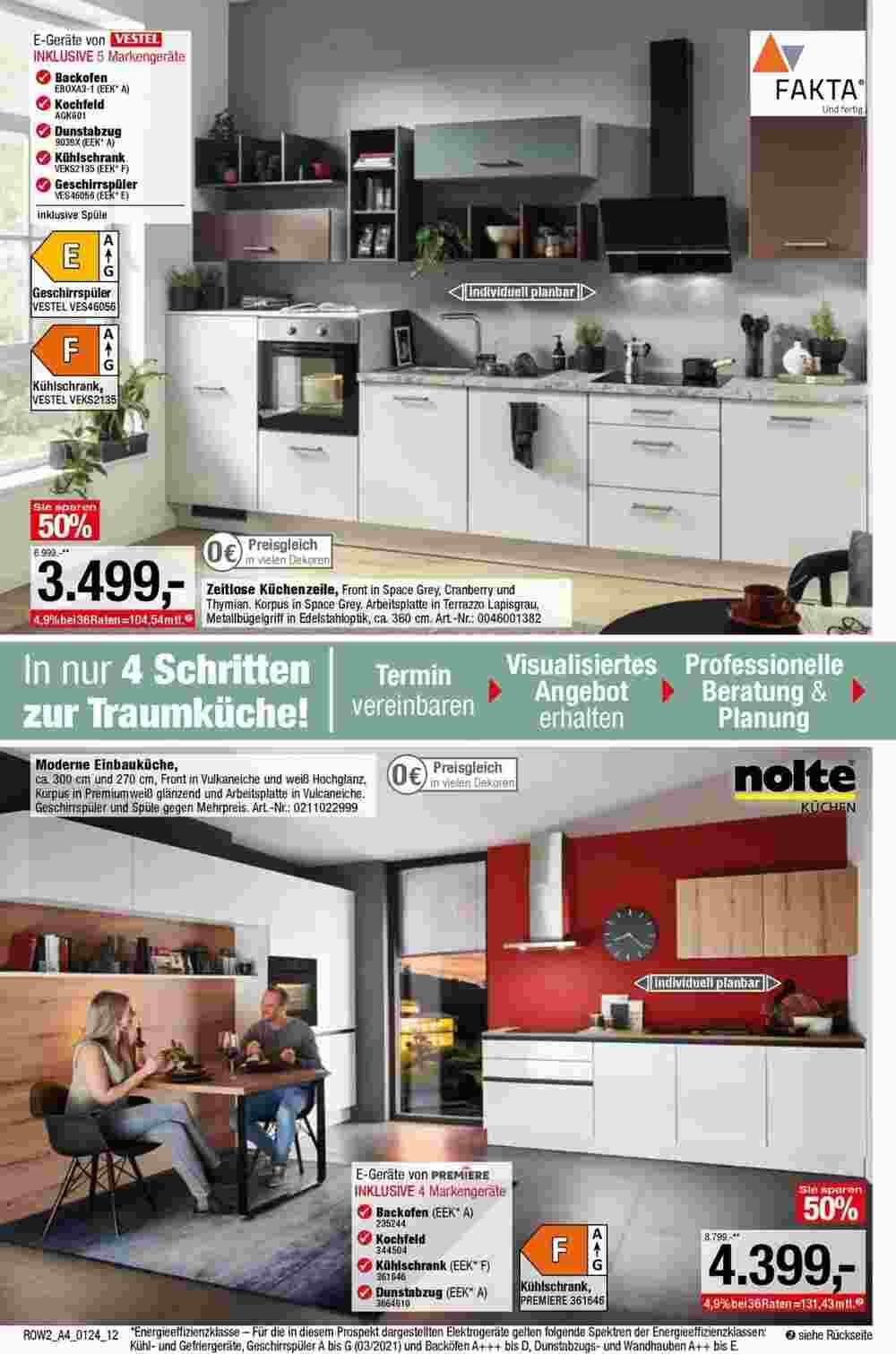 Opti Wohnwelt Prospekt (ab 12.01.2024) zum Blättern - Seite 12