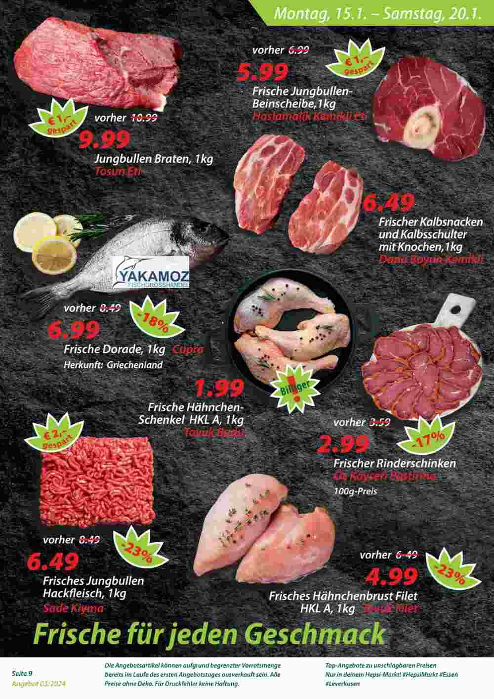 Hepsi-Markt Prospekt (ab 14.01.2024) zum Blättern - Seite 9