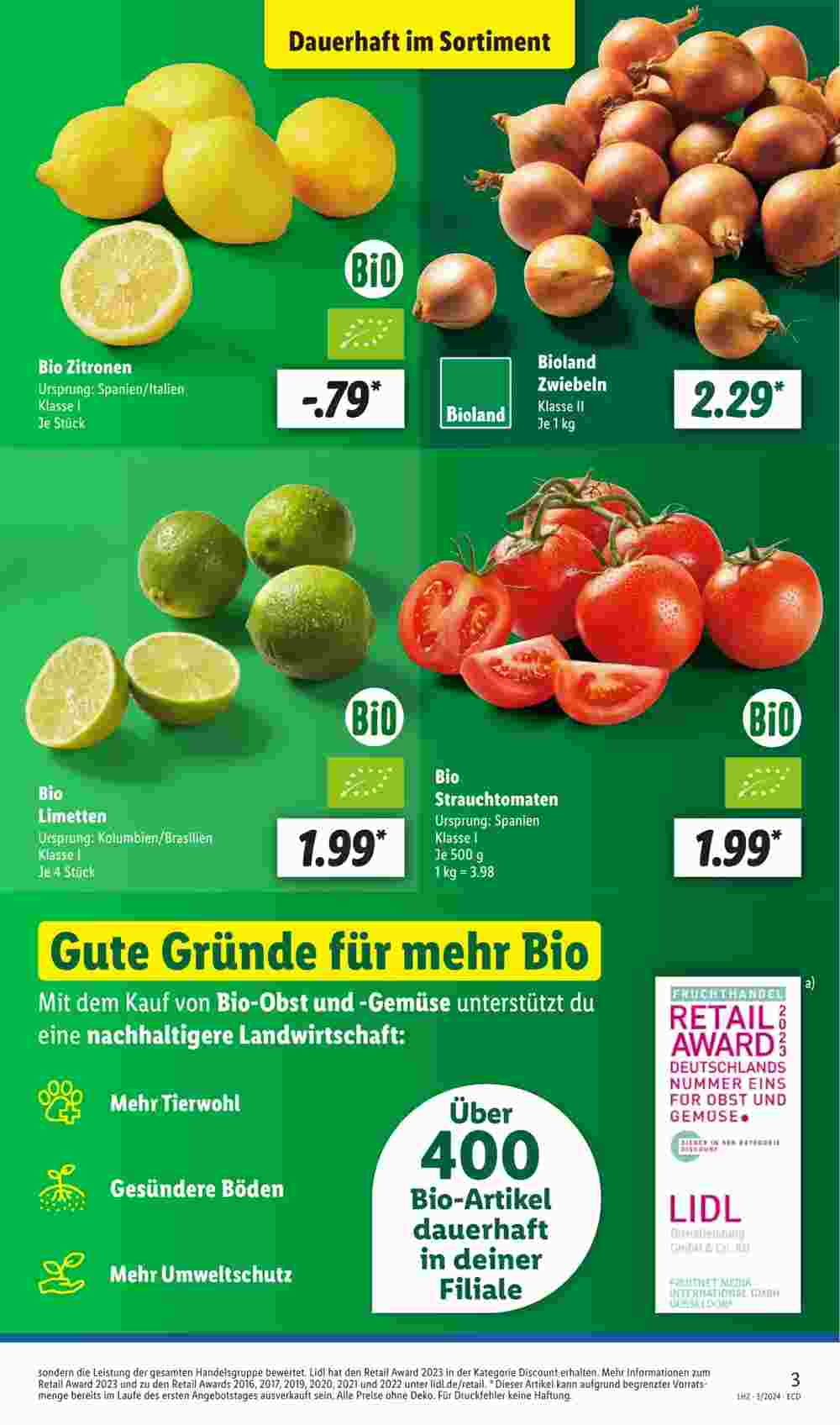 Lidl Prospekt (ab 15.01.2024) zum Blättern - Seite 3