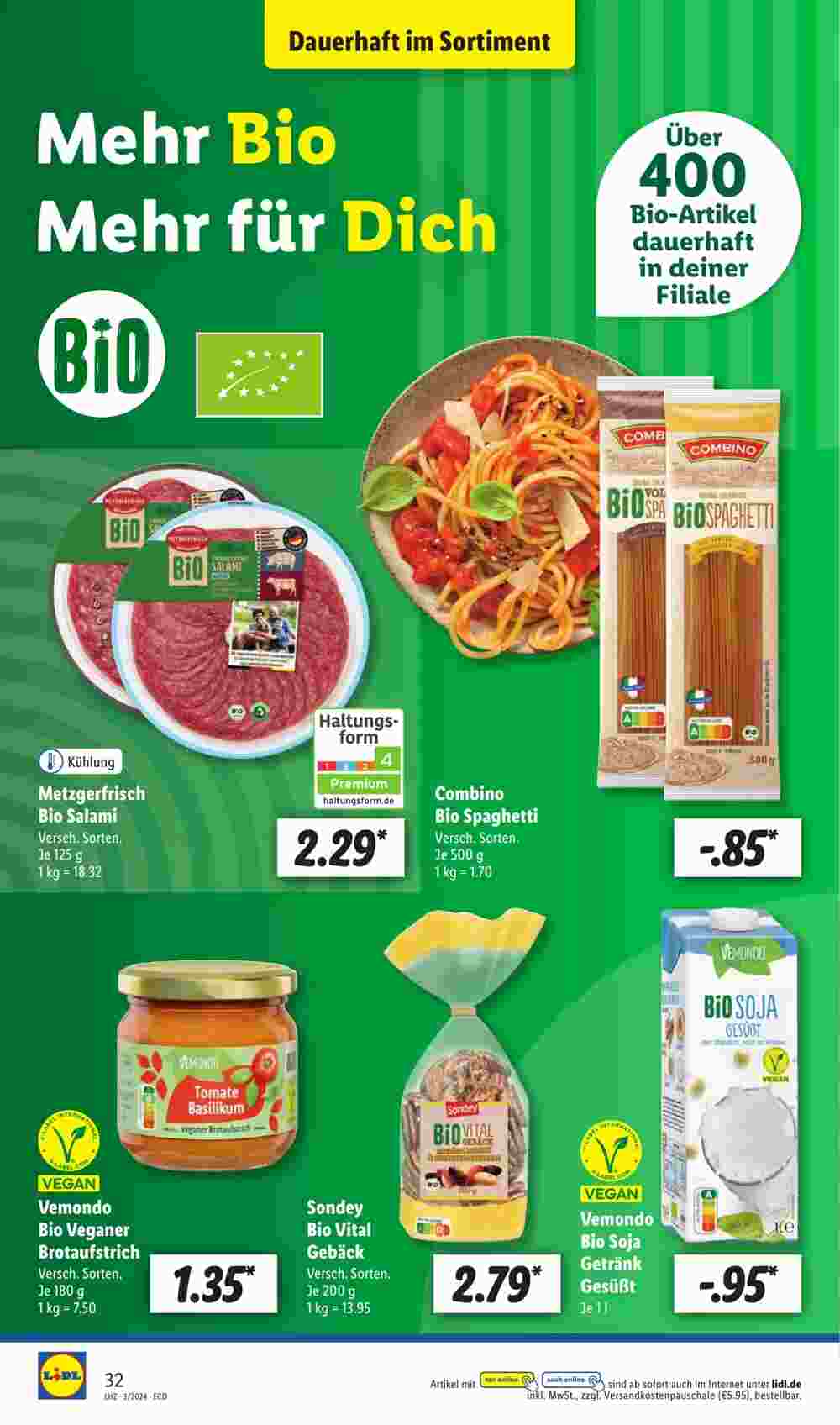 Lidl Prospekt (ab 15.01.2024) zum Blättern - Seite 38