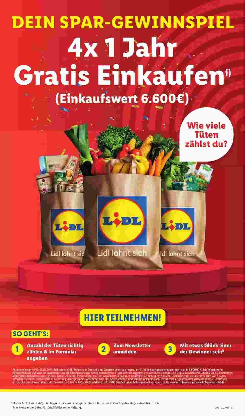 Lidl Prospekt (ab 15.01.2024) zum Blättern - Seite 53