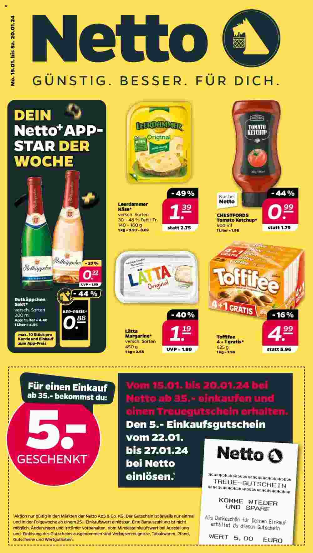 NETTO Prospekt (ab 15.01.2024) zum Blättern - Seite 1