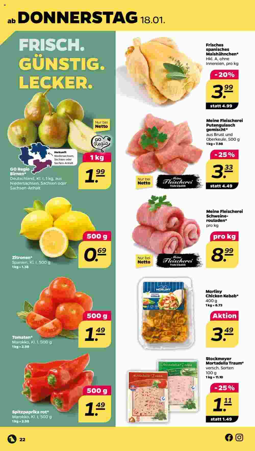 NETTO Prospekt (ab 15.01.2024) zum Blättern - Seite 22