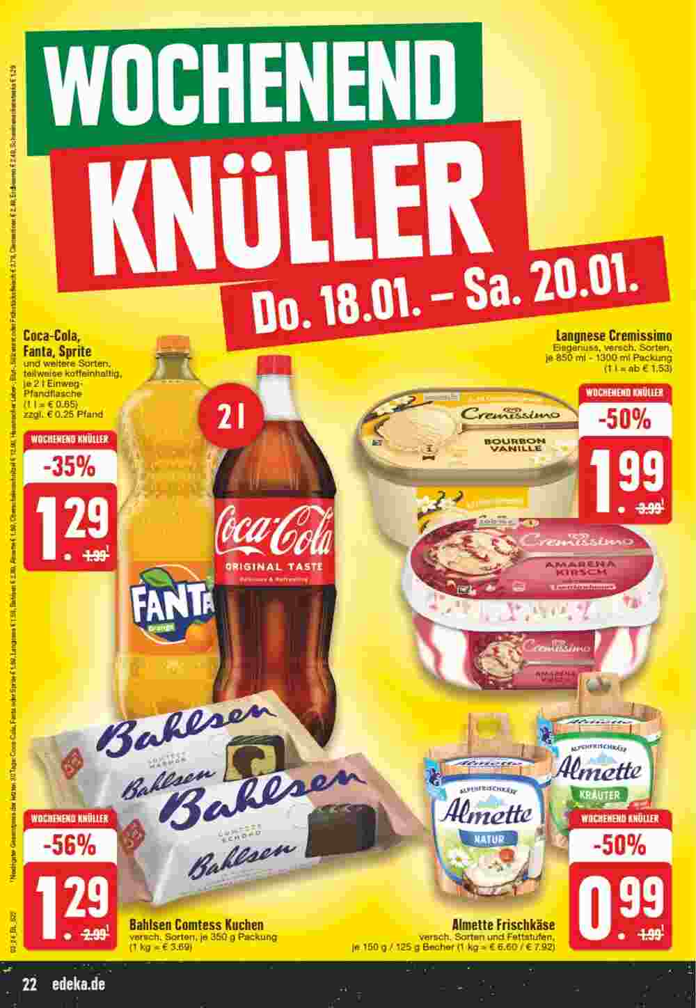 EDEKA Jung Prospekt (ab 15.01.2024) zum Blättern - Seite 22