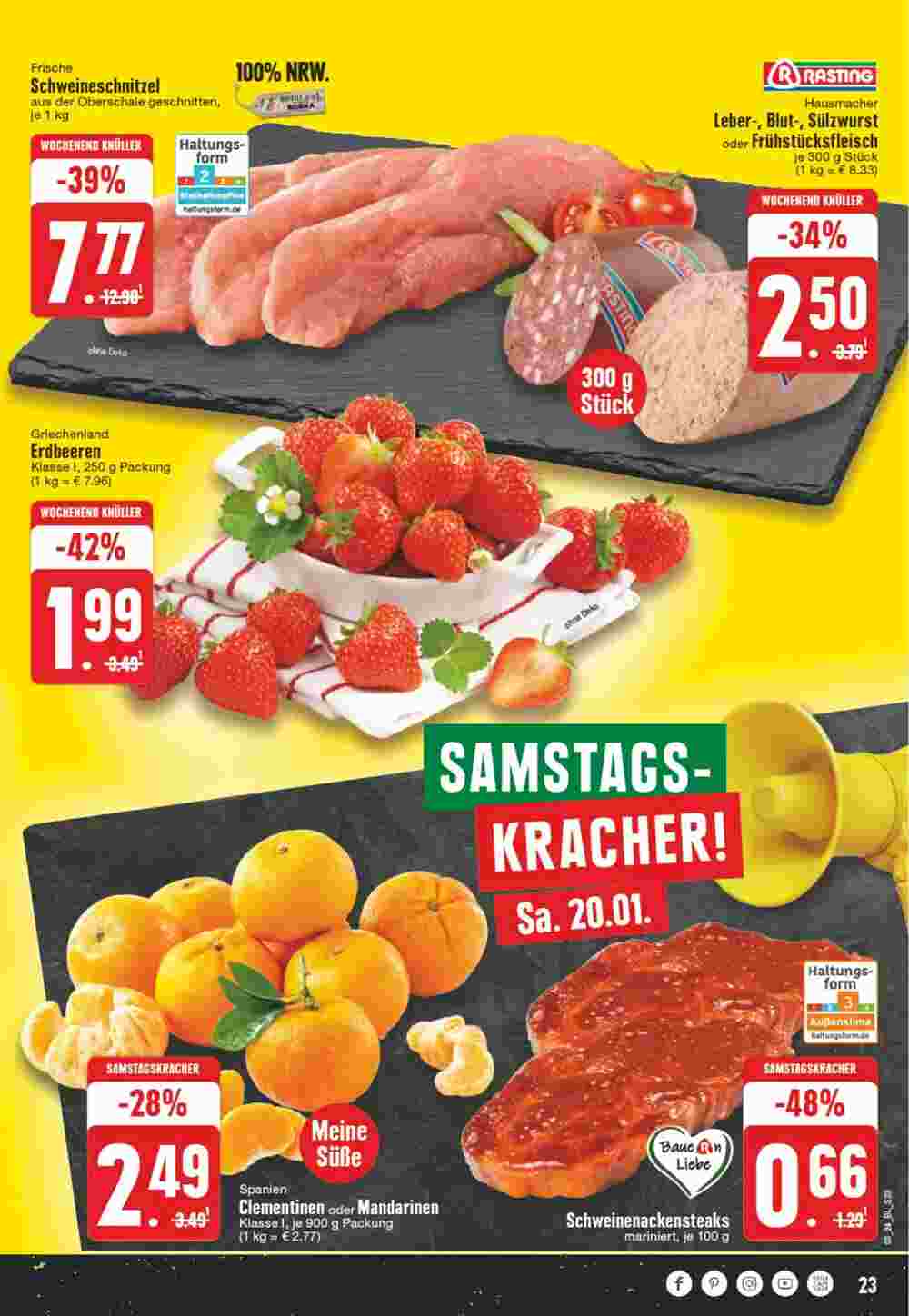 EDEKA Jung Prospekt (ab 15.01.2024) zum Blättern - Seite 23