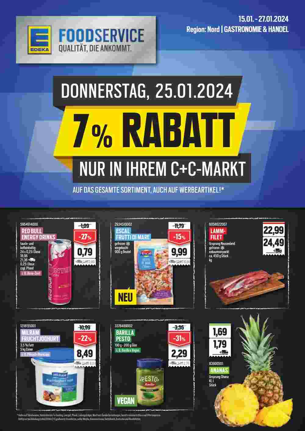 EDEKA Foodservice Prospekt (ab 15.01.2024) zum Blättern - Seite 1