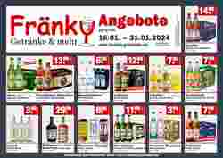 Fränky Getränke Prospekt (ab 16.01.2024) zum Blättern