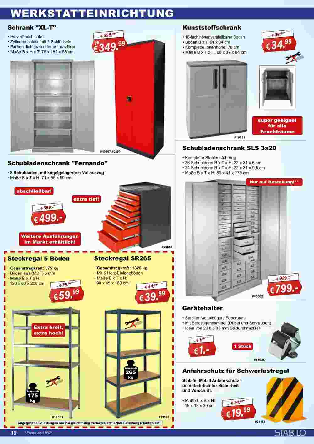 Stabilo Fachmarkt Prospekt (ab 17.01.2024) zum Blättern - Seite 10