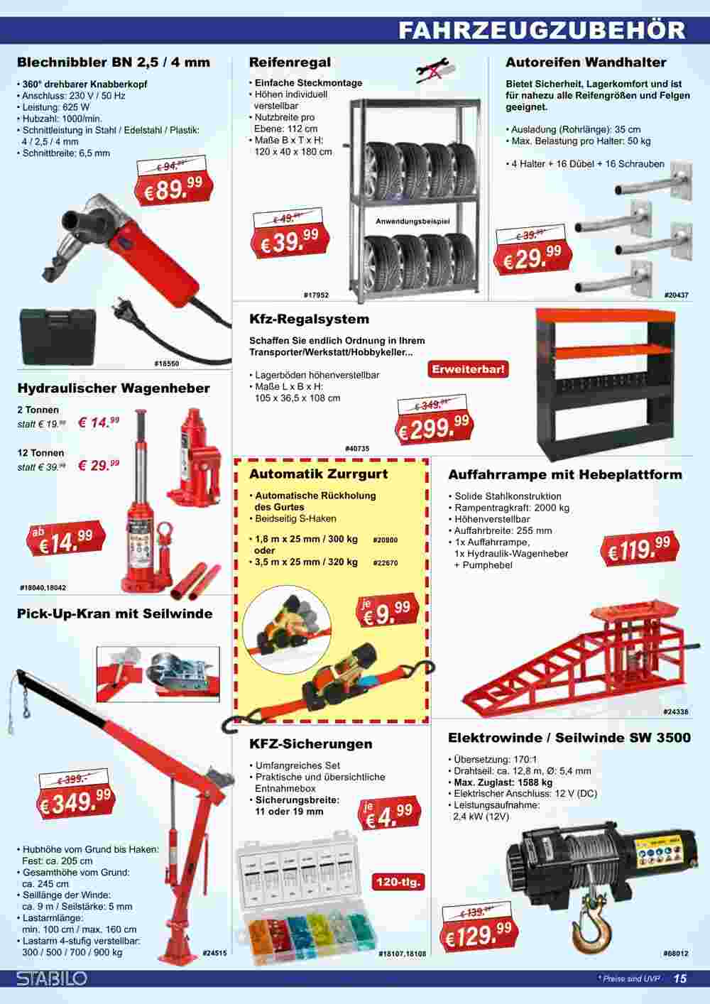 Stabilo Fachmarkt Prospekt (ab 17.01.2024) zum Blättern - Seite 15