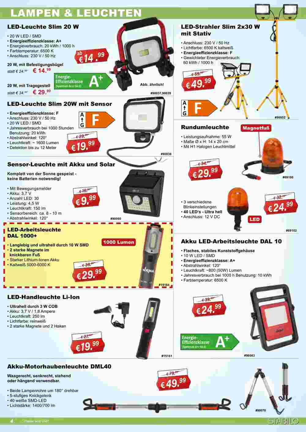 Stabilo Fachmarkt Prospekt (ab 17.01.2024) zum Blättern - Seite 4