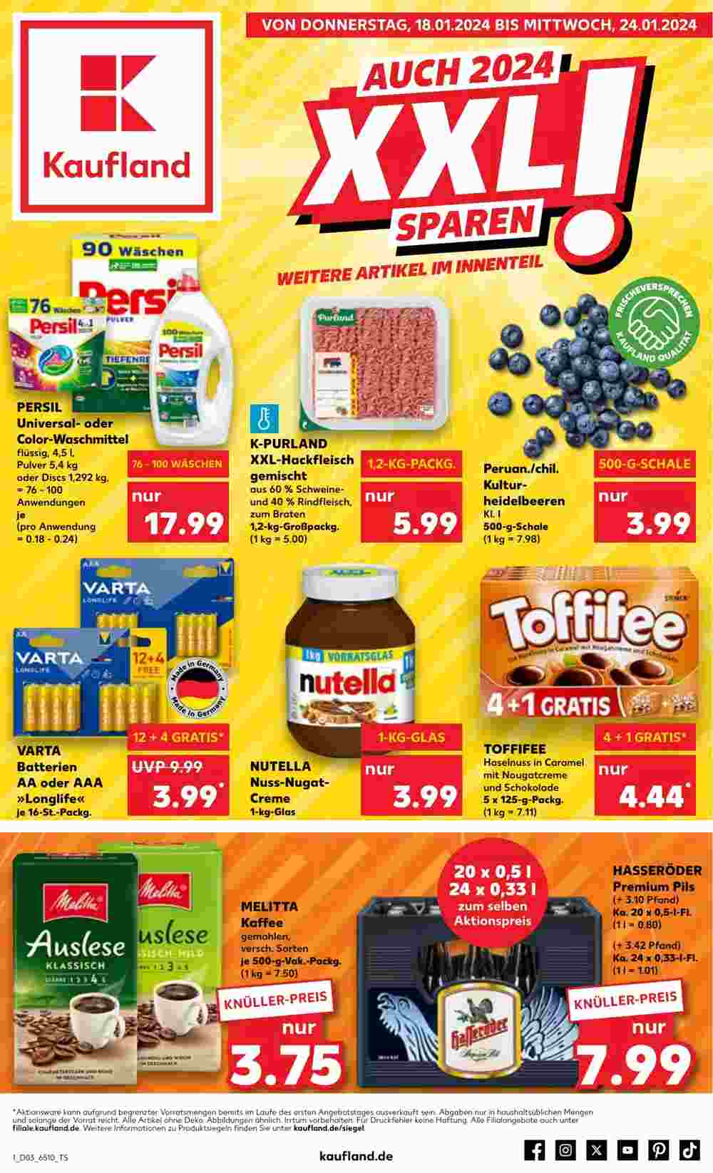 Kaufland Prospekt (ab 18.01.2024) zum Blättern | Prospekt der Woche