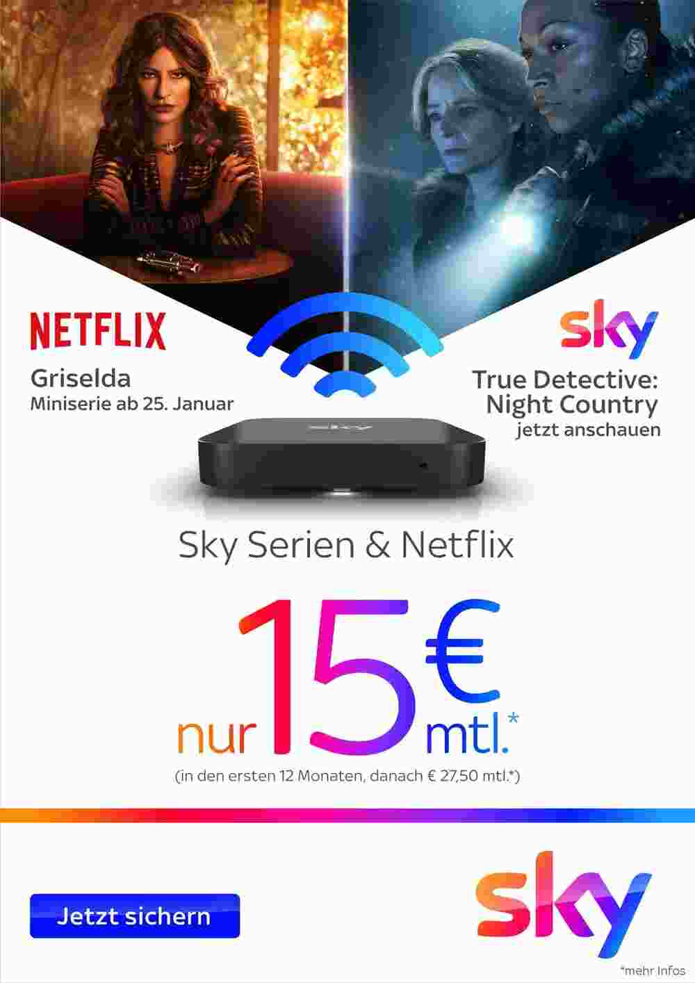 Sky Prospekt (ab 21.01.2024) zum Blättern - Seite 1