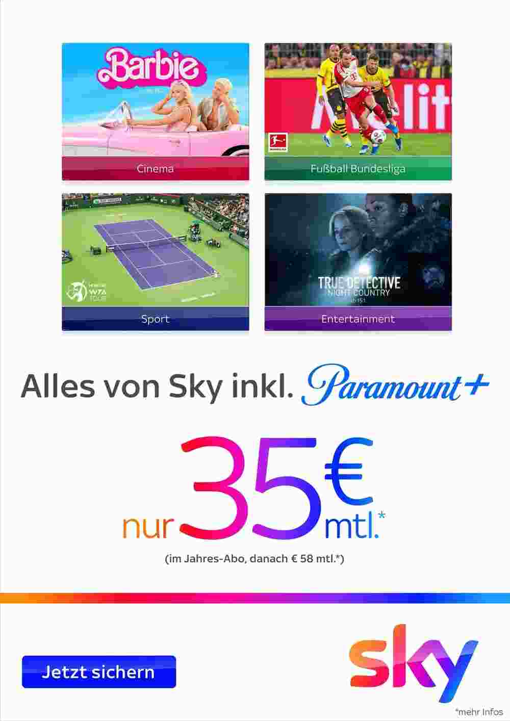 Sky Prospekt (ab 21.01.2024) zum Blättern - Seite 1