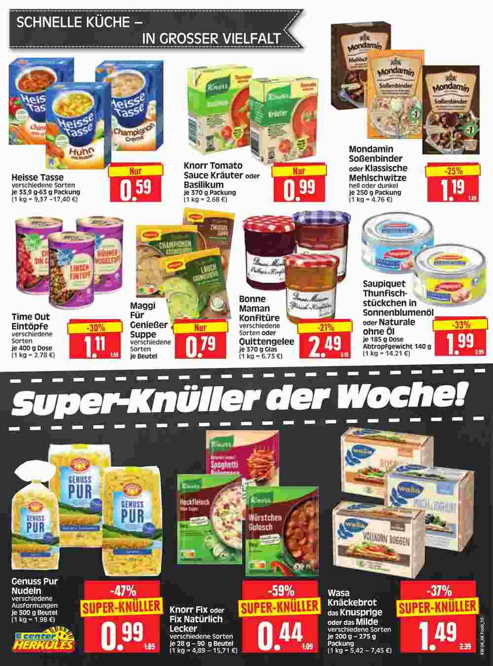 Edeka Herkules Prospekt (ab 22.01.2024) zum Blättern - Seite 10