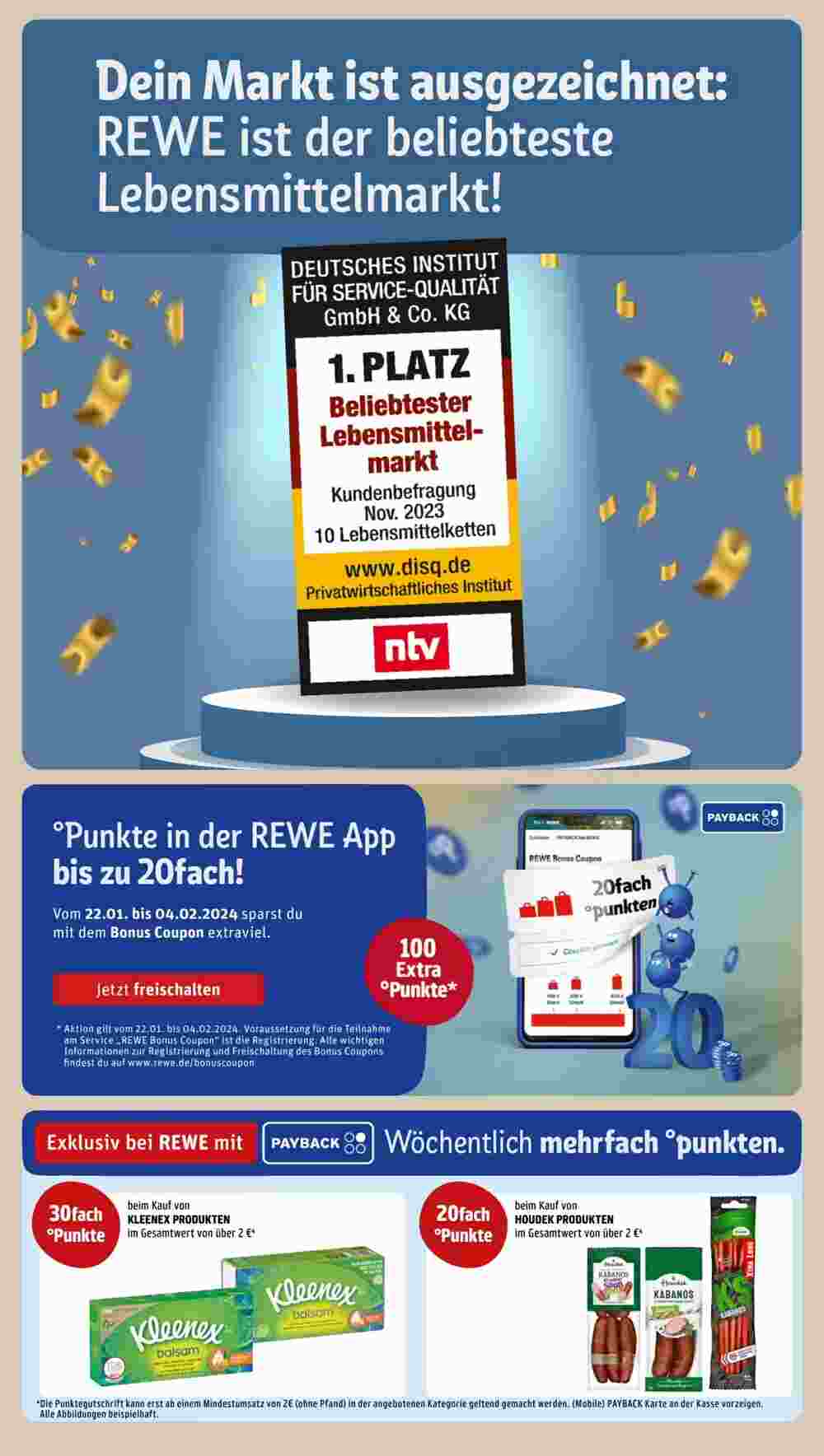 REWE PETZ Prospekt (ab 22.01.2024) zum Blättern - Seite 22