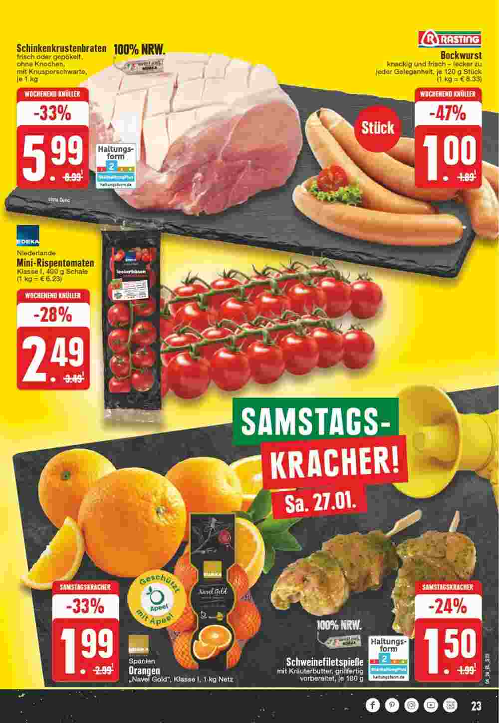 EDEKA Hövener Prospekt (ab 22.01.2024) zum Blättern - Seite 23