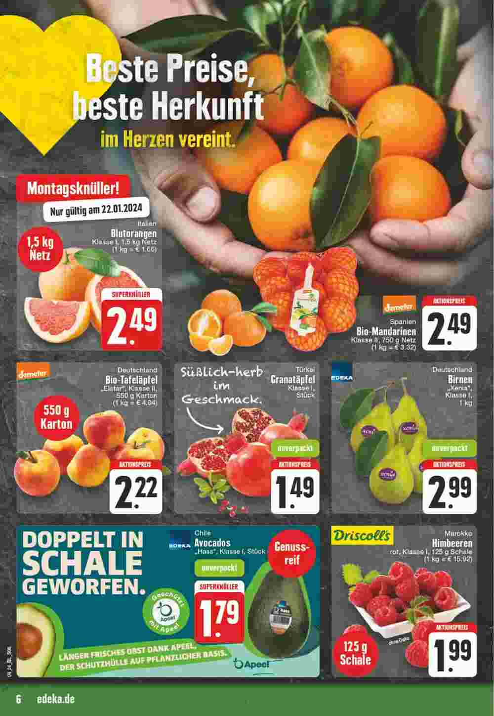 EDEKA Hövener Prospekt (ab 22.01.2024) zum Blättern - Seite 6