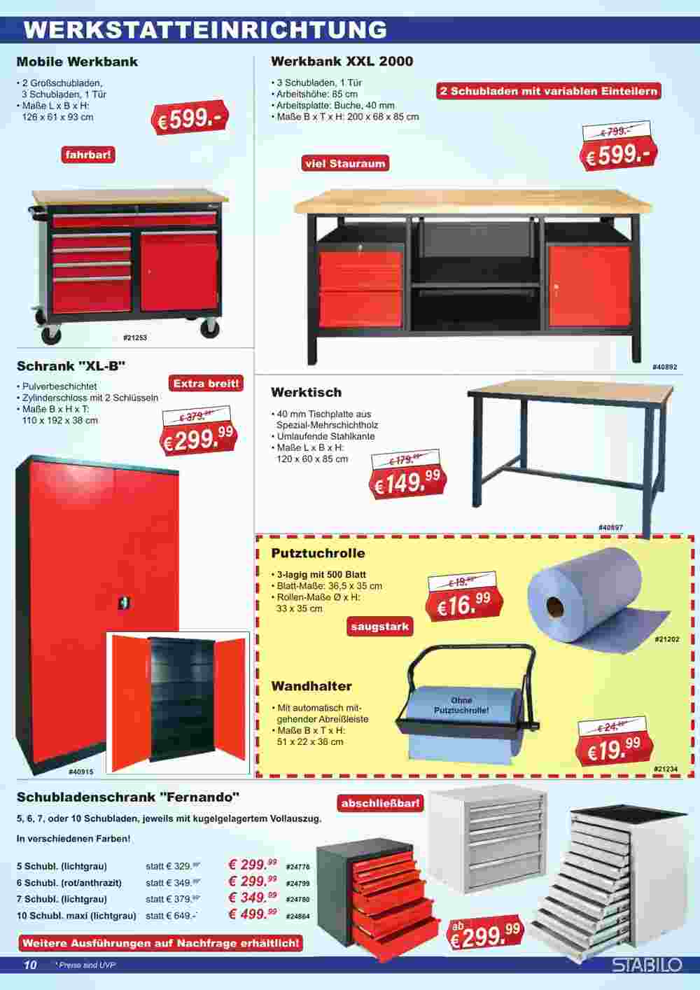 Stabilo Fachmarkt Prospekt (ab 24.01.2024) zum Blättern - Seite 10
