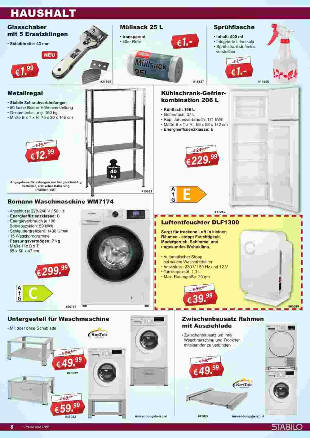 Stabilo Fachmarkt Prospekt (ab 24.01.2024) zum Blättern - Seite 6