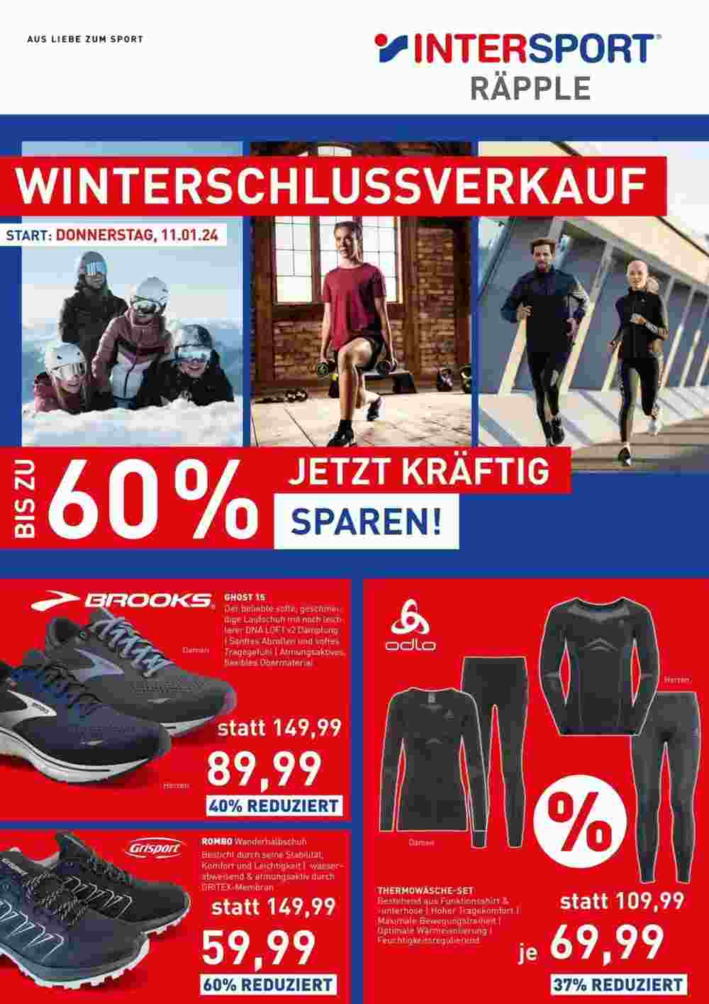 Intersport Prospekt (ab 24.01.2024) zum Blättern - Seite 1